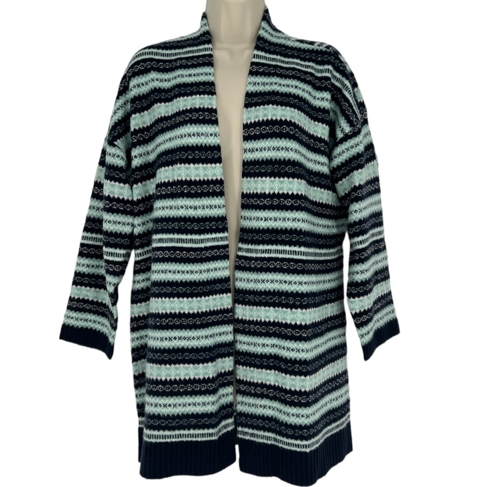 Talbots New Striped‎ Cardigan Sweater Size 1X Petite